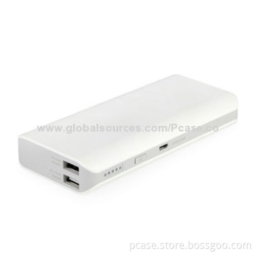 Lithium Polymer Power Banks for iPad/iPhone with 10,000mAh Power Capacity